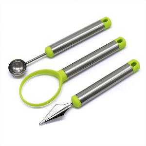 SP1140stainless steel fruit carving knife tool 3piece set