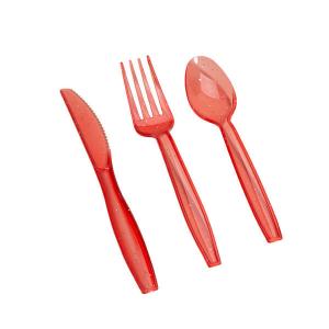 SP1506Disposable dinner forks spoons knives 