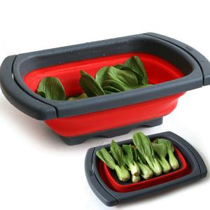 SP1915Silicone vegetable Foldable fruit basket