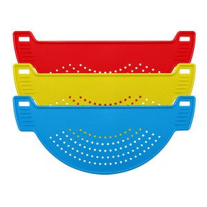 SP2009Multi purpose fan shaped drain plate plastic filter for kitchen