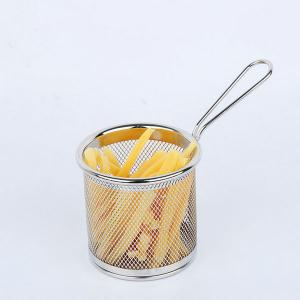 SP2513Stainless steel mini round frying basket