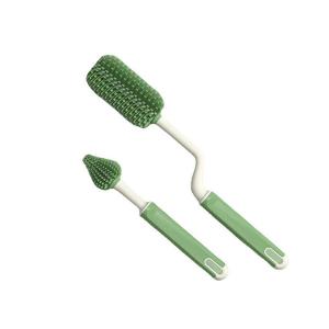 SP433 Silicone Baby Bottle Brush with Nipple Cleaner set