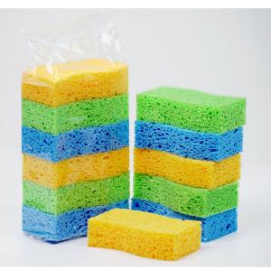 SP603Naturally Wood Fiber  Dishwashing  Sponge