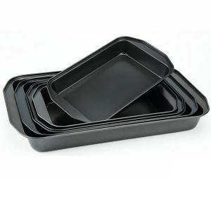 SP801Baking Tray Set Carbon Steel Roasting Pans 